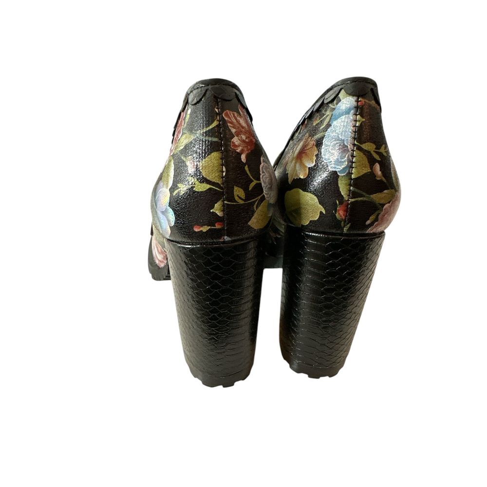 Irregular Choice Iconic Shoes Women Size 41 Floral Chunky Platform Rave New - Picture 5 of 9